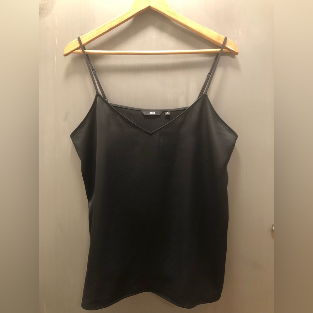 Uniqlo Black Satin Camisole